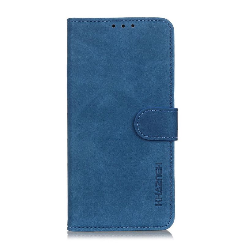 Oppo A9 2020 / A5 2020 Pouzdro S Matným Efektem Vintage Kůže Khazneh