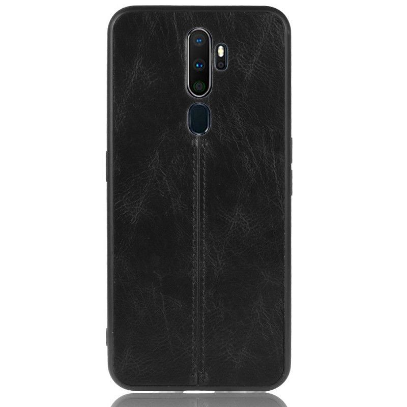 Oppo A9 2020 / A5 2020 Prošívání Koženým Efektem