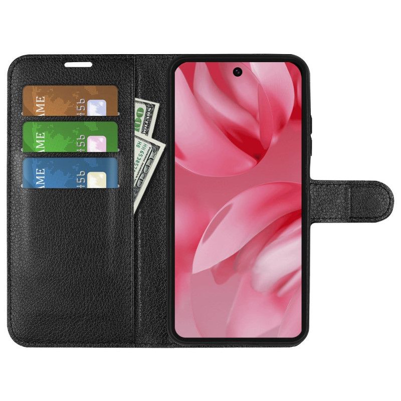 Peněženková Pouzdra Google Pixel 10 / 10 Pro Kryty Na Mobil Klasická Umělá Kůže Liči