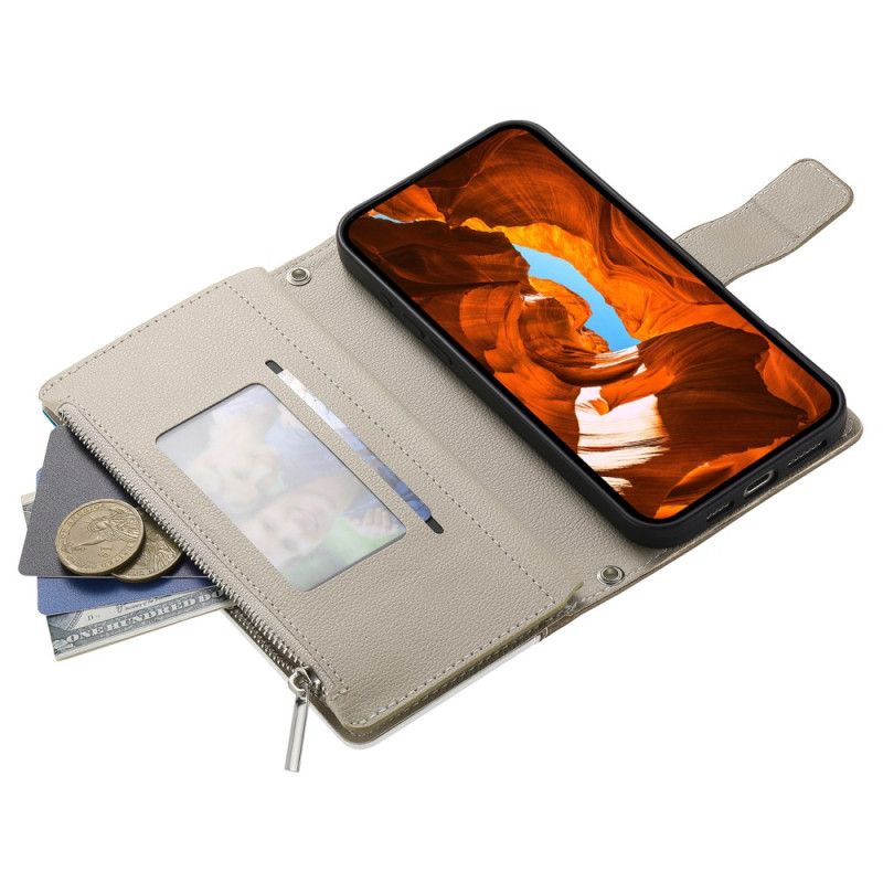 Peněženková Pouzdra Google Pixel 10a Dvoubarevná Peněženka S Popruhy