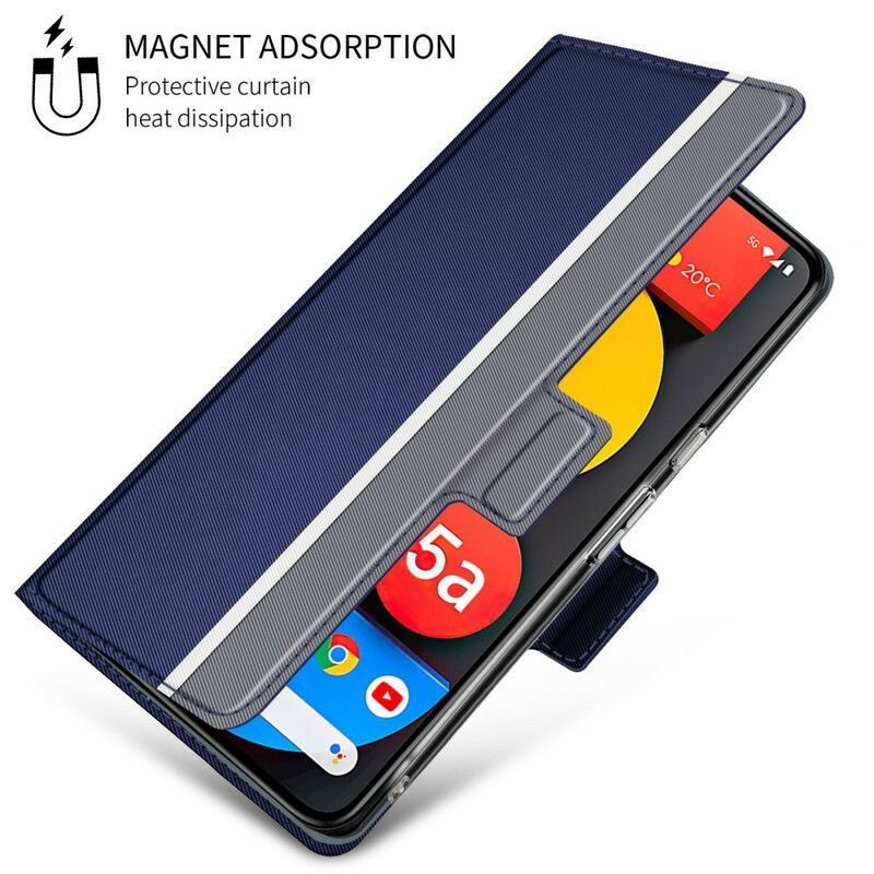 Peněženková Pouzdra Google Pixel 5a 5g Bicolor Baiyu Série