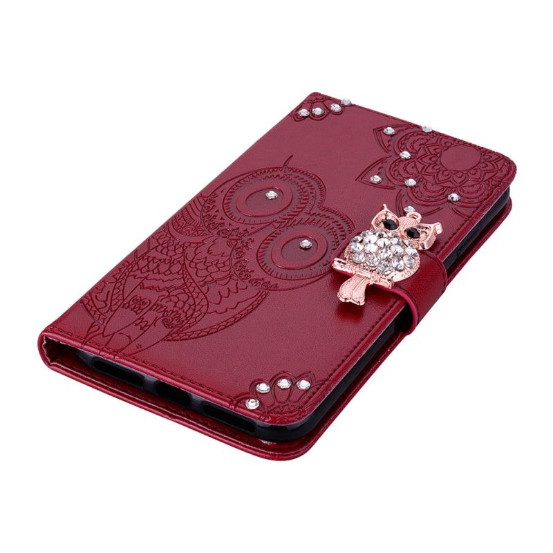 Peněženková Pouzdra Google Pixel 8 Kryty Na Mobil Sova Mandala A Kouzlo