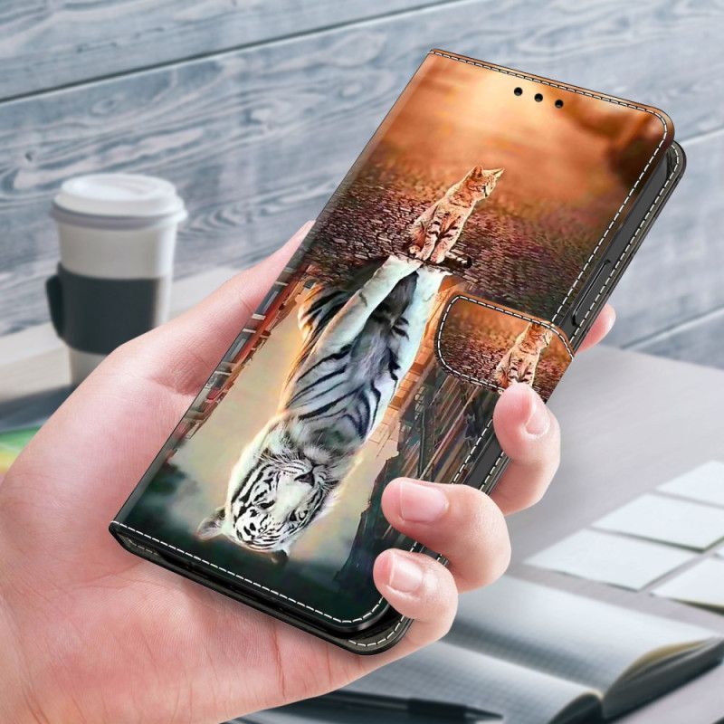 Peněženková Pouzdra Google Pixel 9 Pro Kočka A Tygr