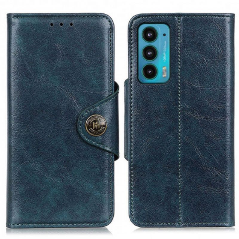 Peněženková Pouzdra Motorola Edge 20 Khazneh Lesklá Imitace Kůže