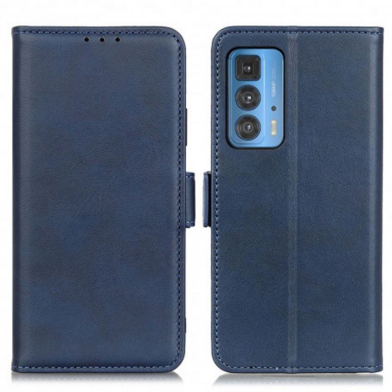 Peněženková Pouzdra Motorola Edge 20 Pro Dvojitá Spona