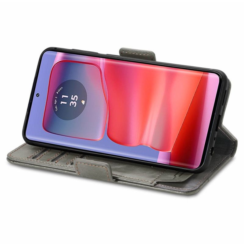 Peněženková Pouzdra Motorola Edge 50 Fusion Kryty Na Mobil Dvoubarevné Caseneo