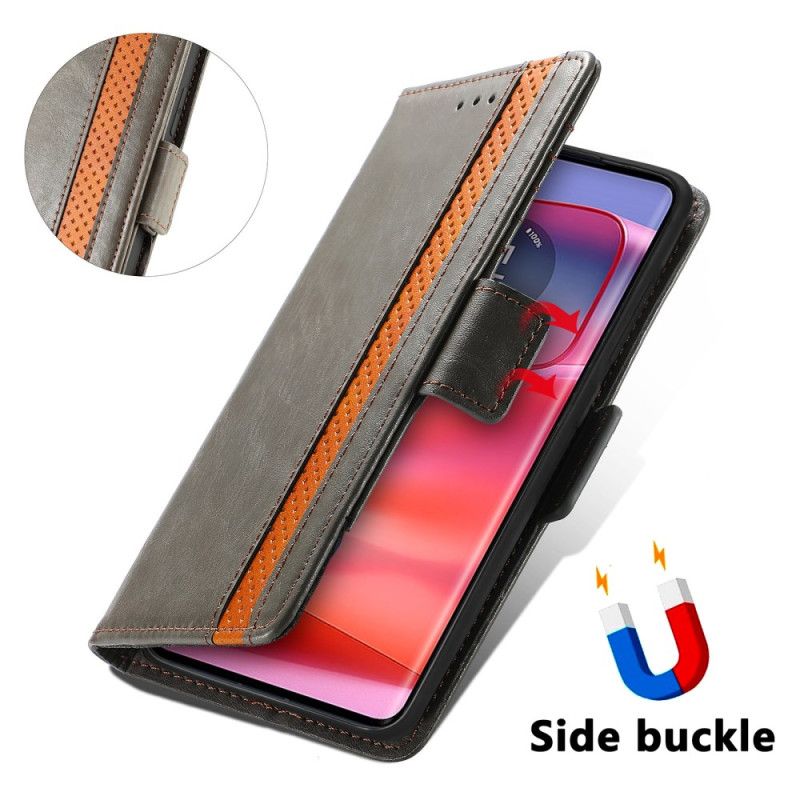 Peněženková Pouzdra Motorola Edge 50 Fusion Kryty Na Mobil Dvoubarevné Caseneo