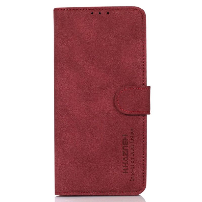 Peněženková Pouzdra Motorola Edge 50 Fusion Kryty Na Mobil Retro Textura Khazneh