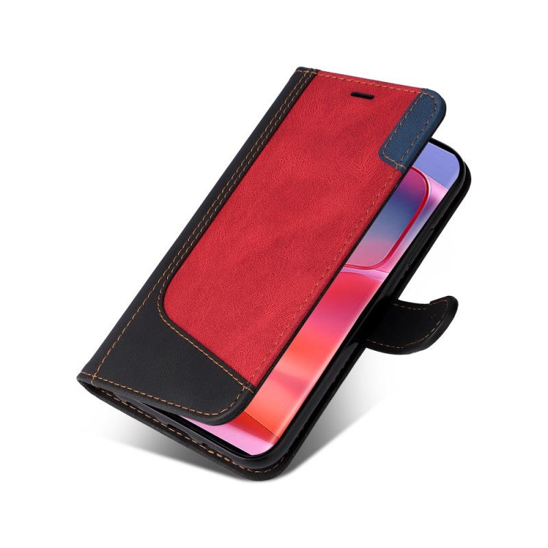 Peněženková Pouzdra Motorola Edge 50 Pro Kryty Na Mobil Trikolóra S Řemínkem