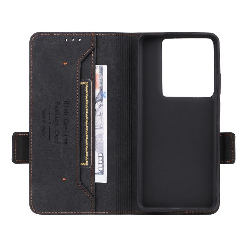 Peněženková Pouzdra Motorola Edge 50 Ultra Retro Design