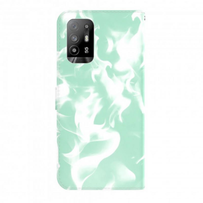 Peněženková Pouzdra Oppo A94 5g Abstraktní Vzor