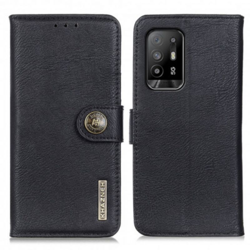 Peněženková Pouzdra Oppo A94 5g Khazneh Imitace Kůže