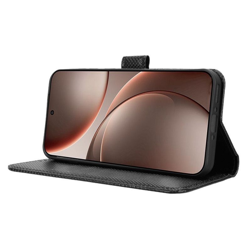 Peněženková Pouzdra Oppo Find X9 5g Kosočtvercová Textura