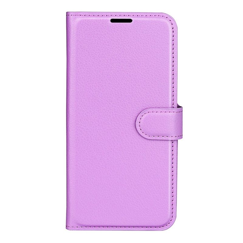 Peněženková Pouzdra Oppo Reno 11 5g Kryty Na Mobil Klasická Umělá Kůže Litchi