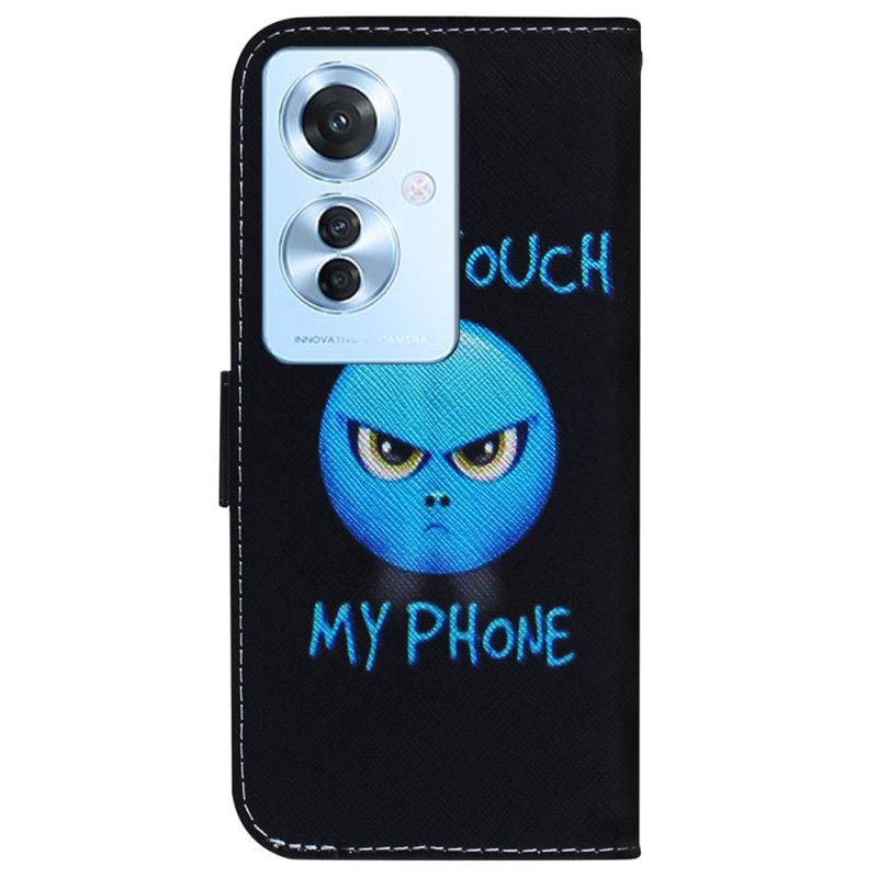 Peněženková Pouzdra Oppo Reno 11f 5g Telefon Emoji