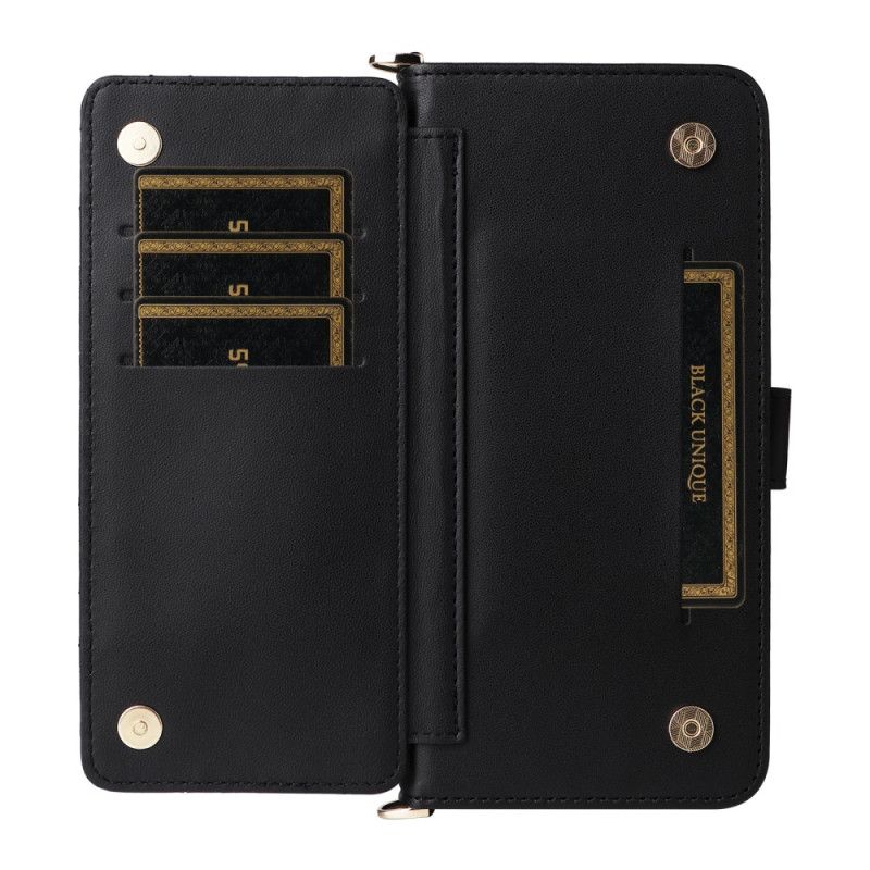 Peněženková Pouzdra Oppo Reno 13 Pro 5g Ramenní Popruh S Retro Designem