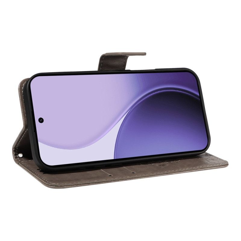 Peněženková Pouzdra Oppo Reno 14 5g Kryty Na Mobil Strom A Kočka