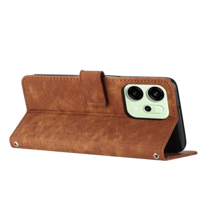 Peněženková Pouzdra Oppo Reno 14 Pro 5g Liniový Vzor