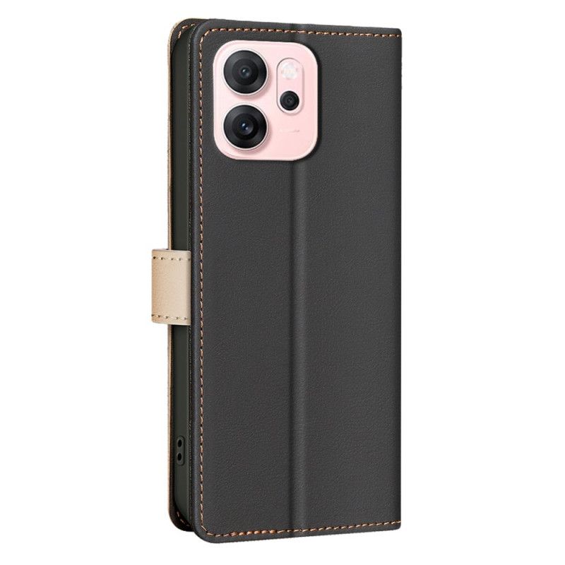 Peněženková Pouzdra Oppo Reno 14f 5g Kryty Na Mobil Dvoubarevná Barva Binfen