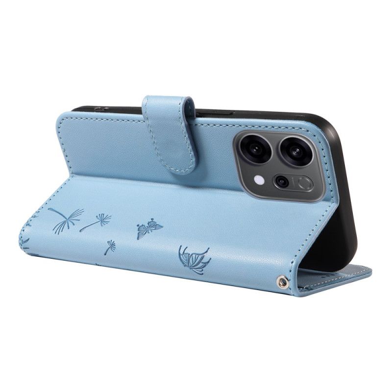 Peněženková Pouzdra Oppo Reno 14f 5g Pampelišky Se Šňůrkou