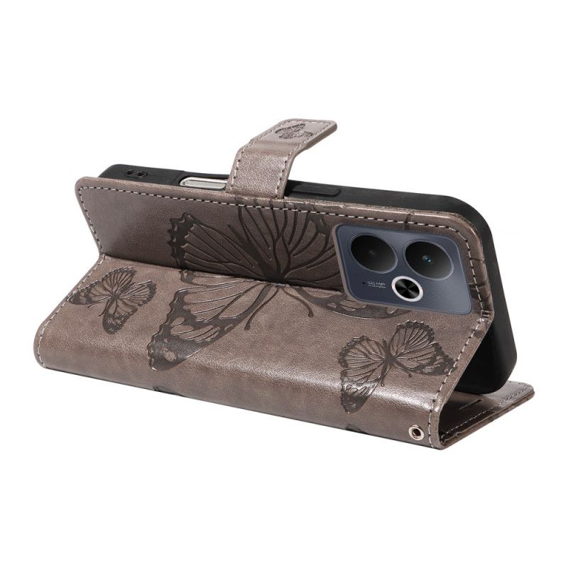 Peněženková Pouzdra Realme 14 5g Kryty Na Mobil Obří Motýli