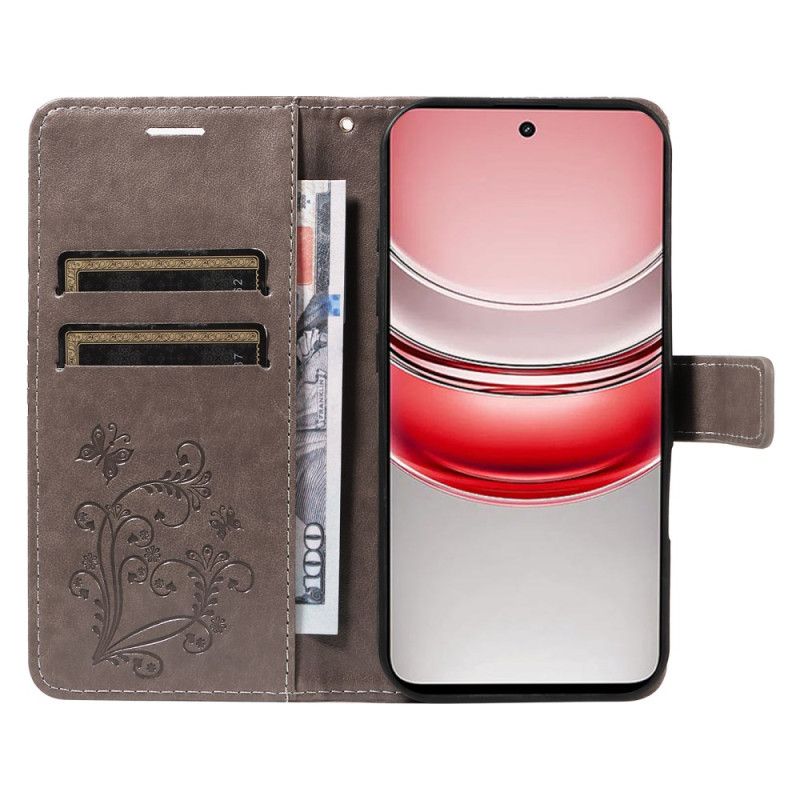 Peněženková Pouzdra Realme 14x 5g Kryty Na Mobil Obří Motýli