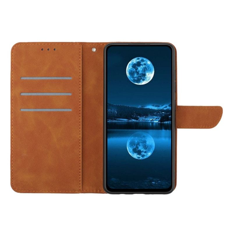 Peněženková Pouzdra Realme 14x 5g Pruhy A Potisky