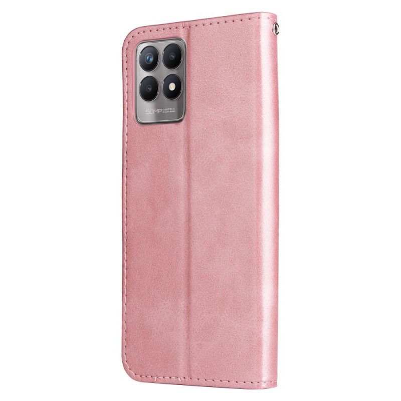 Peněženková Pouzdra Realme 8i Stará Peněženka Na Mince