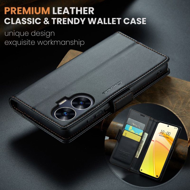 Peněženková Pouzdra Realme C55 Kryty Na Mobil Caseme Rfid Blokování