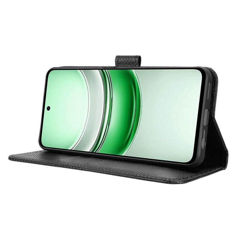 Peněženková Pouzdra Realme C71 Kryty Na Mobil Diamantová Textura