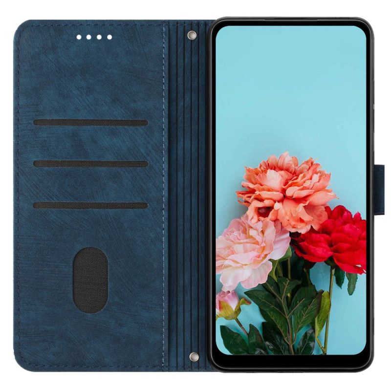 Peněženková Pouzdra Realme Note 60 Kryty Na Mobil Retro Linie