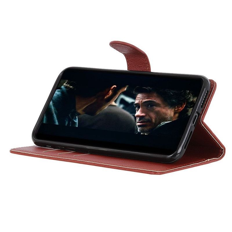 Potah Alcatel 1s Tradiční Imitace Kůže