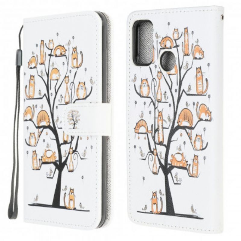 Potah Na Motorku G30 / Motocykl G10 Funky Cats S Popruhem