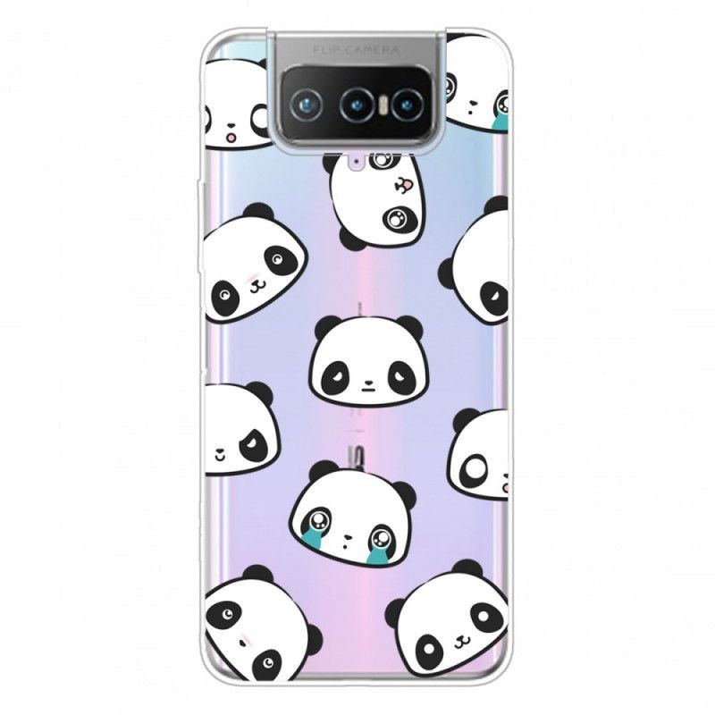 Pouzdro Na Sentimentální Pandy Asus Zenfone 7 / 7pro