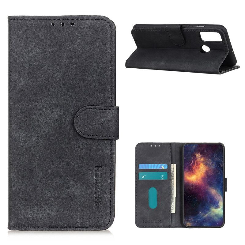 Pouzdro Oppo A53 / A53s Vintage Kožený Efekt Khazneh