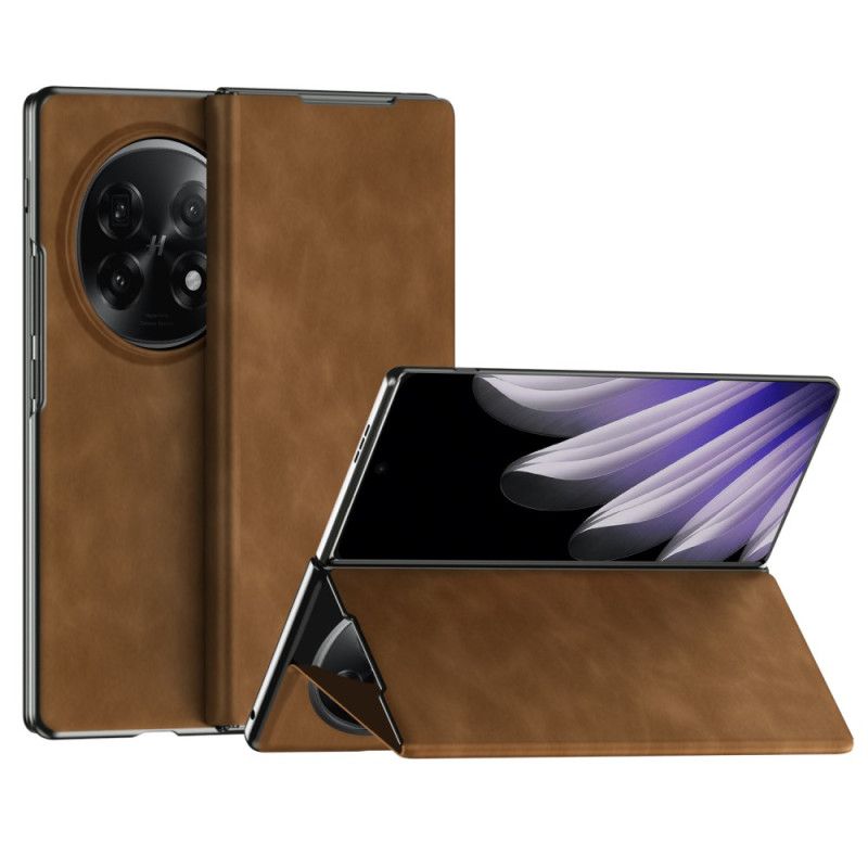 Pouzdro Oppo Find N5 Kožený Efekt