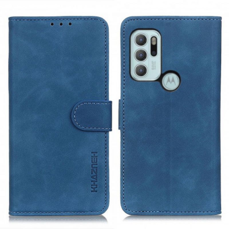 Starý Kožený Kryt Motorola G60s Khazneh