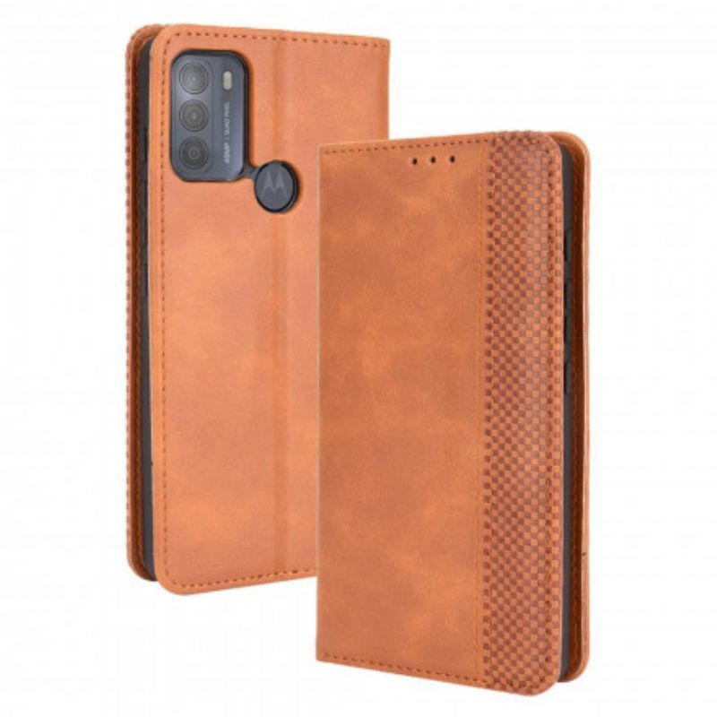 Stylizovaný Vintage Kožený Efekt