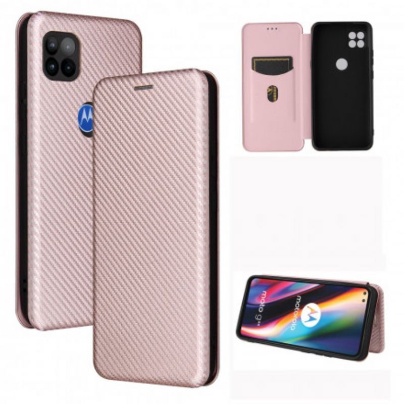 Vyklápěcí Kryt Moto G 5g Silikonový Uhlík