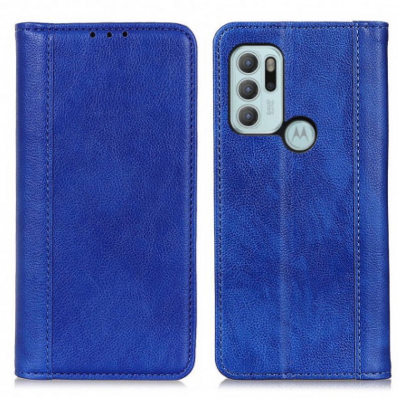 Vyklápěcí Kryt Motorola G60s Verze Dělené Liči
