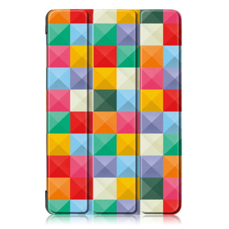 Barevné Vyztužené Chytré Pouzdro Kryt Na Samsung Galaxy Tab S5e