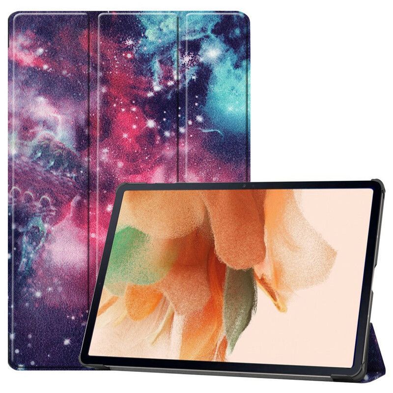 Chytré Pouzdro Kryt Na Samsung Galaxy Tab S7 Fe Prostorový Držák Pera