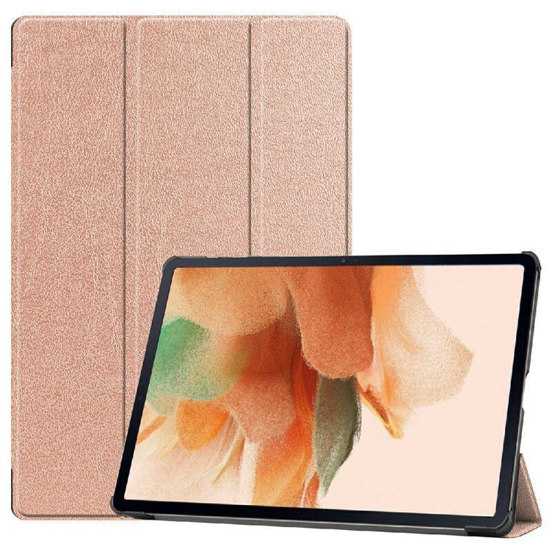 Chytré Pouzdro Kryt Na Samsung Galaxy Tab S7 Fe Trojnásobný Držák Pera
