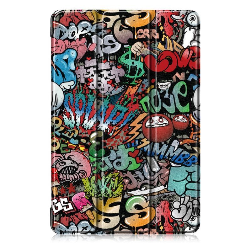Chytré Pouzdro Kryt Samsung Galaxy Tab S6 Graffiti Penál