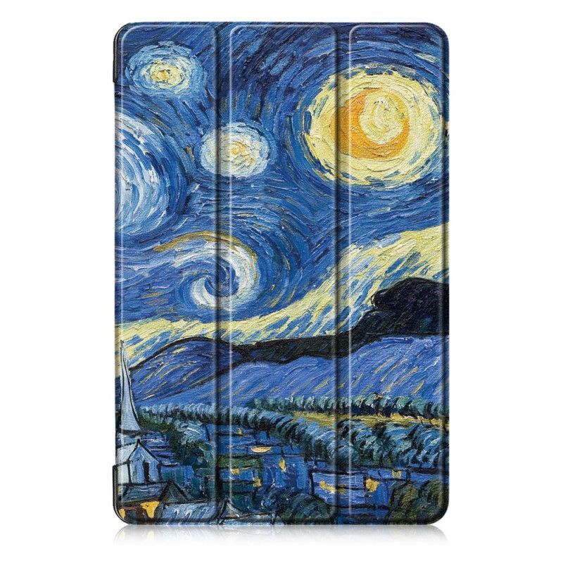 Chytré Pouzdro Kryt Samsung Galaxy Tab S6 Hvězdicový Noční Držák Pera