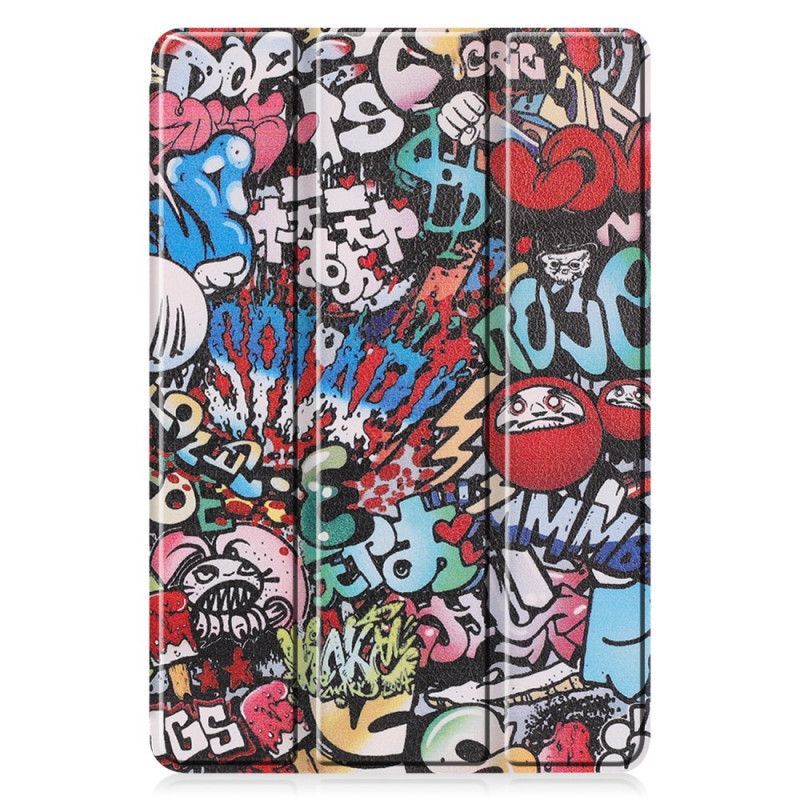Chytré Pouzdro Kryt Samsung Galaxy Tab S6 Lite Graffiti Penál