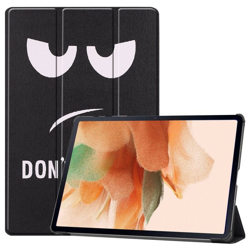 Chytré Pouzdro Kryt Samsung Galaxy Tab S7 Fe Držák Stylusu Nedotýkejte Se Mě
