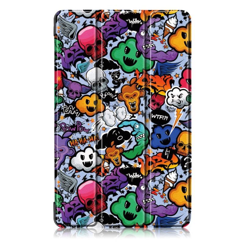 Chytré Pouzdro Samsung Galaxy Tab A 8" (2019) Zesílené Graffiti