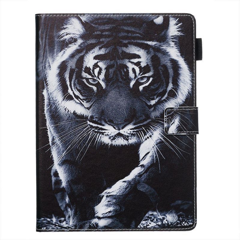 Cover Samsung Galaxy Tab A 8.0 (2019) Černobílý Tygr