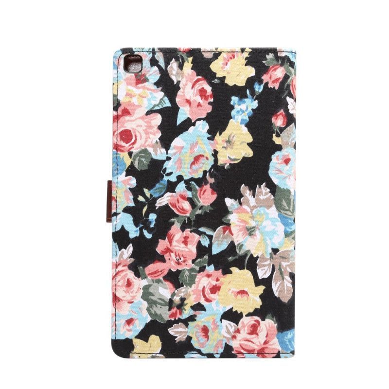 Cover Samsung Galaxy Tab A 8.0 (2019) Růžová Textura Látky